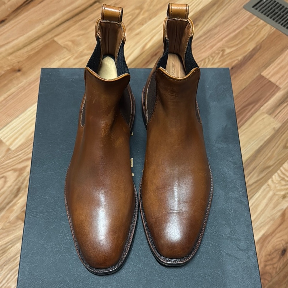 Allen Edmonds Men's Brown Leather Chelsea Boots